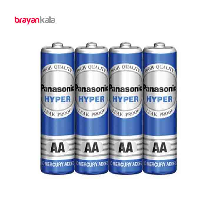 عکس اصلی باتری قلمی پاناسونیک Hyper 1.5V بسته 4 عددی